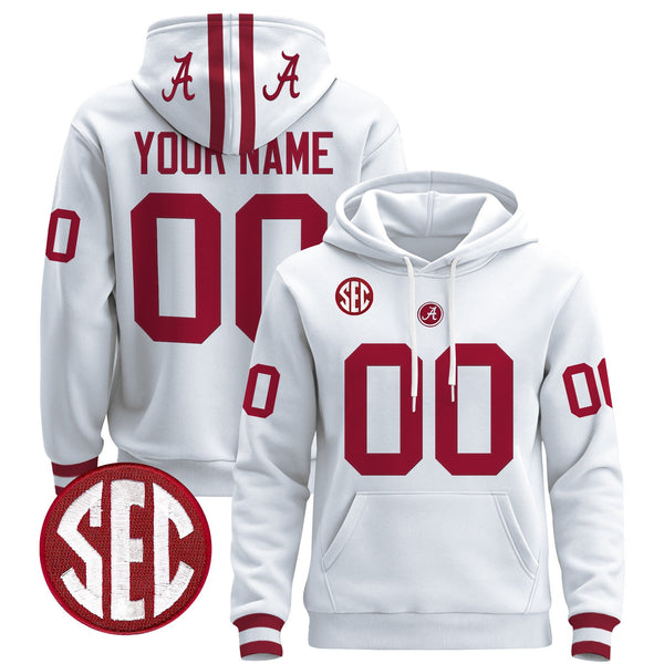 Alabama Crimson 2025 Premium Custom Pullover Hoodie - All Stitched