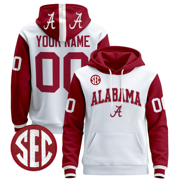 Alabama Crimson 2025 Premium Custom Pullover Hoodie V2 - All Stitched