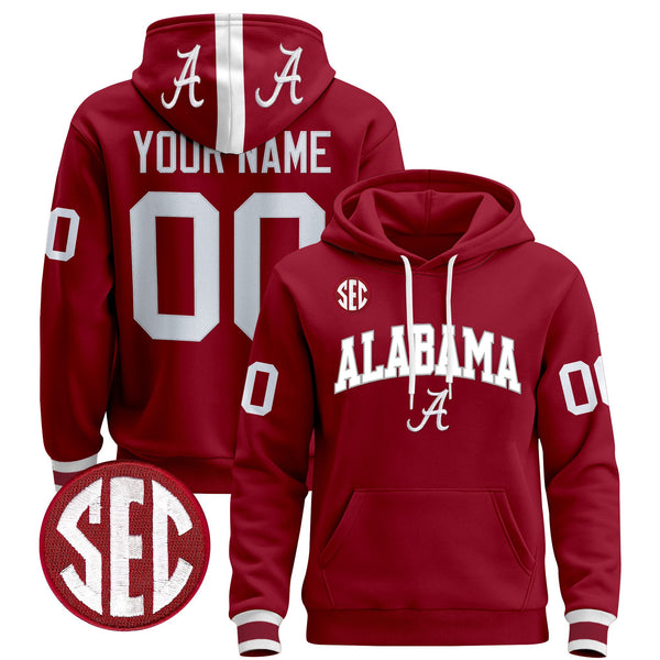 Alabama Crimson 2025 Premium Custom Pullover Hoodie V2 - All Stitched