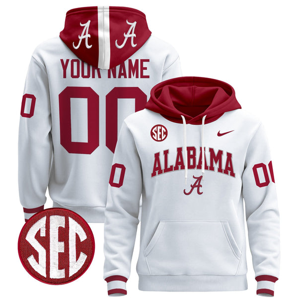 Alabama Crimson 2025 Premium Custom Pullover Hoodie V2 - All Stitched