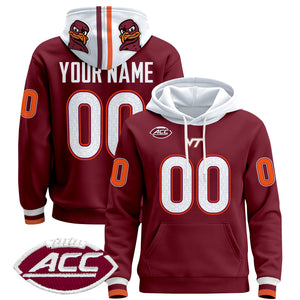 Virginia Tech Hokies 2025 Premium Custom Pullover Hoodie - All Stitched