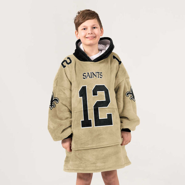Kid C.O 12 New Orleans Football Unisex Blanket Hoodie