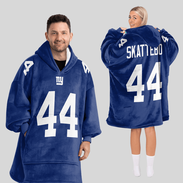 C.S 44 New York G Football Unisex Blanket Hoodie
