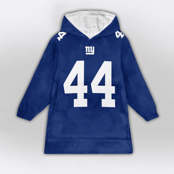 C.S 44 New York G Football Unisex Blanket Hoodie