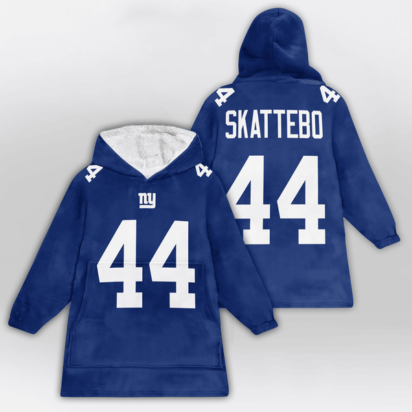 C.S 44 New York G Football Unisex Blanket Hoodie