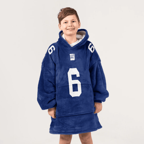 Kid J.D 6 New York G Football Unisex Blanket Hoodie