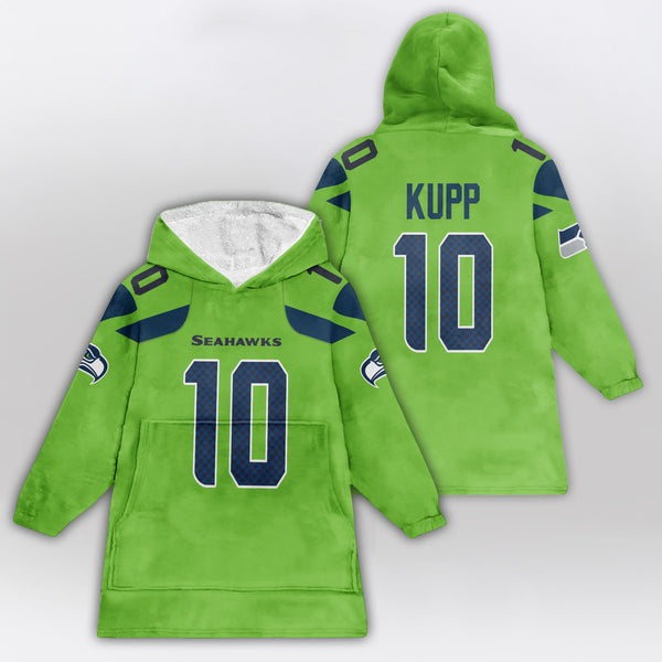 C.K 10 Seattle Football Unisex Blanket Hoodie