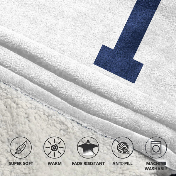 Adult M.N 1 New York G Football Unisex Blanket Hoodie