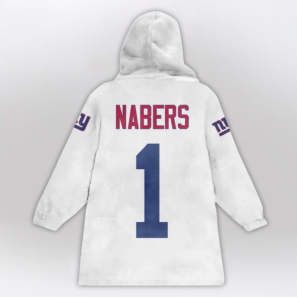 Adult M.N 1 New York G Football Unisex Blanket Hoodie