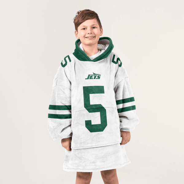 Kid G.W 5 New York J Football Unisex Blanket Hoodie