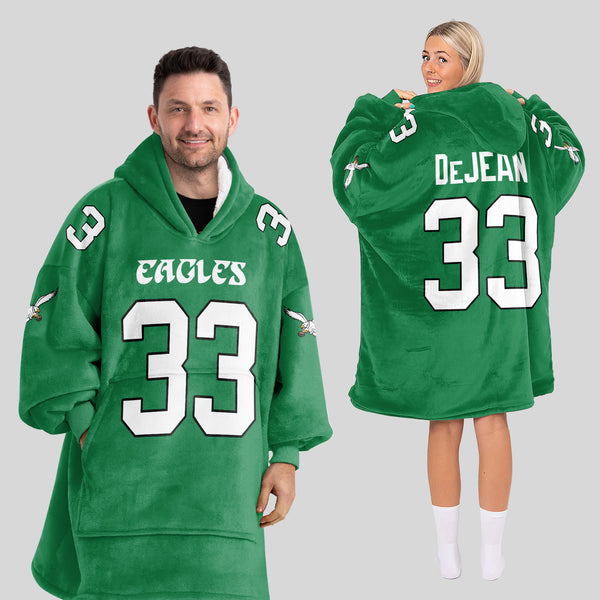 Adult C.D 33 Philadelphia Football Unisex Blanket Hoodie