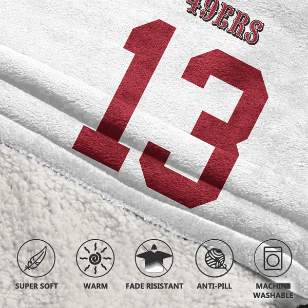 B.P 13 San Francisco Football Unisex Blanket Hoodie