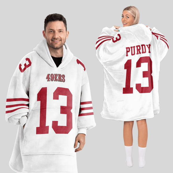 B.P 13 San Francisco Football Unisex Blanket Hoodie