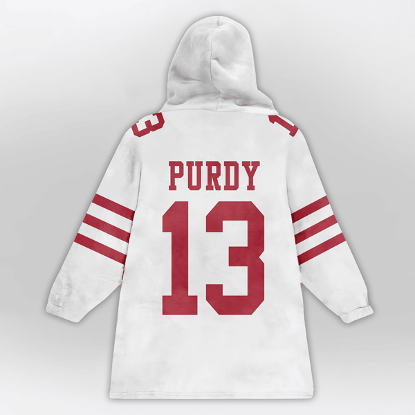 B.P 13 San Francisco Football Unisex Blanket Hoodie