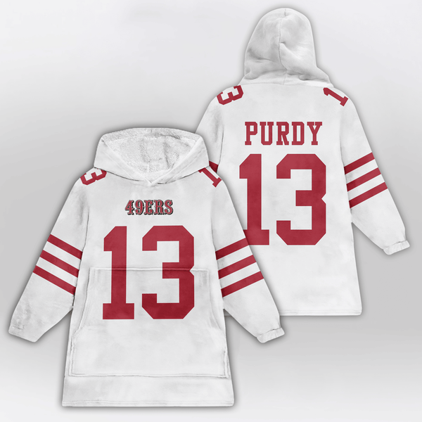 B.P 13 San Francisco Football Unisex Blanket Hoodie