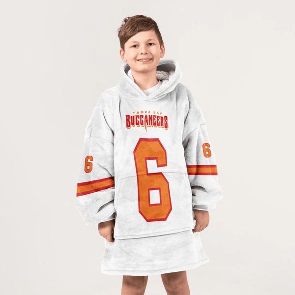 Kid B.M 6 Tampa Bay Football Unisex Blanket Hoodie