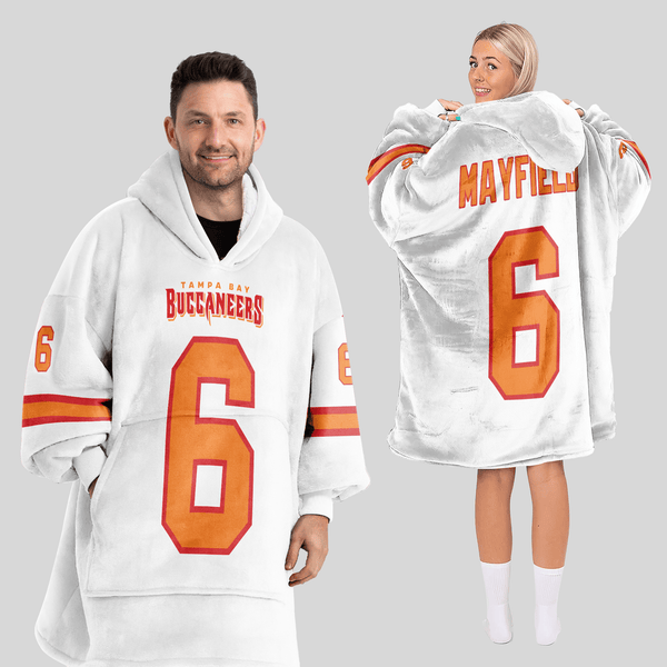 Adult B.M 6 Tampa Bay Football Unisex Blanket Hoodie