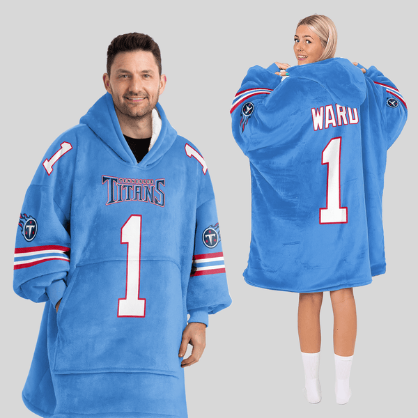Adult C.W 1 Tennessee Football Unisex Blanket Hoodie