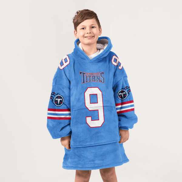 Kid S.M 9 Tennessee Football Unisex Blanket Hoodie