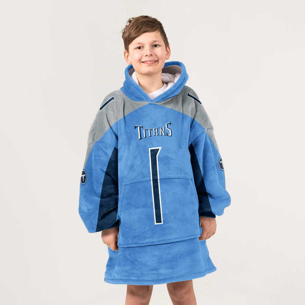 Kid C.W 1 Tennessee Football Unisex Blanket Hoodie