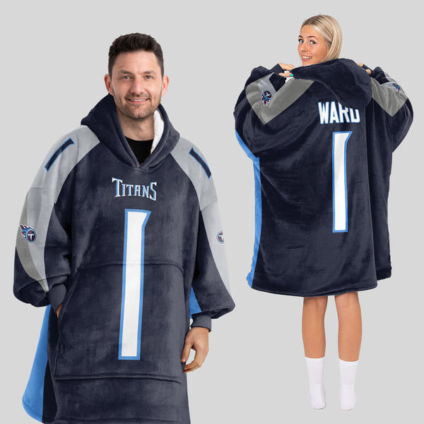 Adult C.W 1 Tennessee Football Unisex Blanket Hoodie