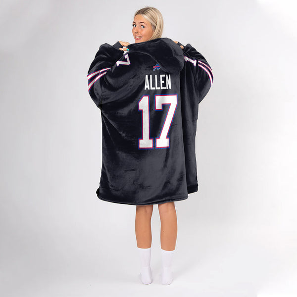 Captain J.A 17 Buffalo Football Unisex Blanket Hoodie