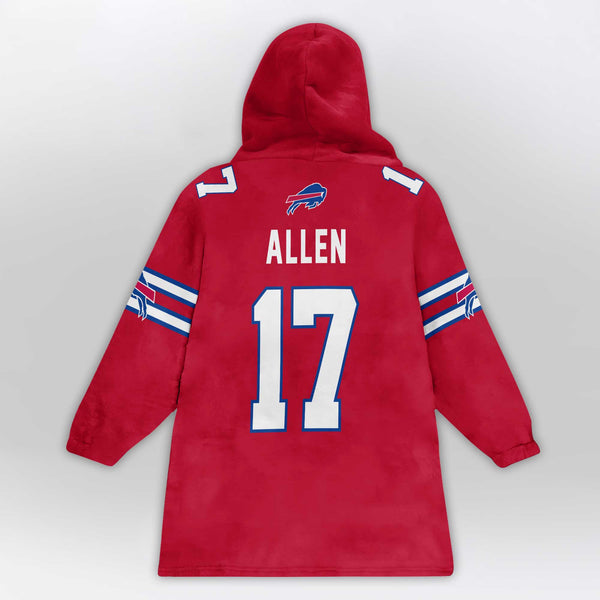 Mafia J.A 17 Buffalo Football Unisex Blanket Hoodie