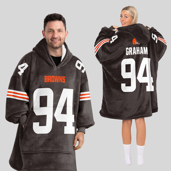 M.G 94 Cleveland Football Unisex Blanket Hoodie