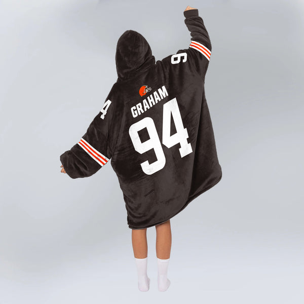 M.G 94 Cleveland Football Unisex Blanket Hoodie