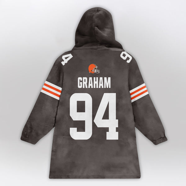 M.G 94 Cleveland Football Unisex Blanket Hoodie