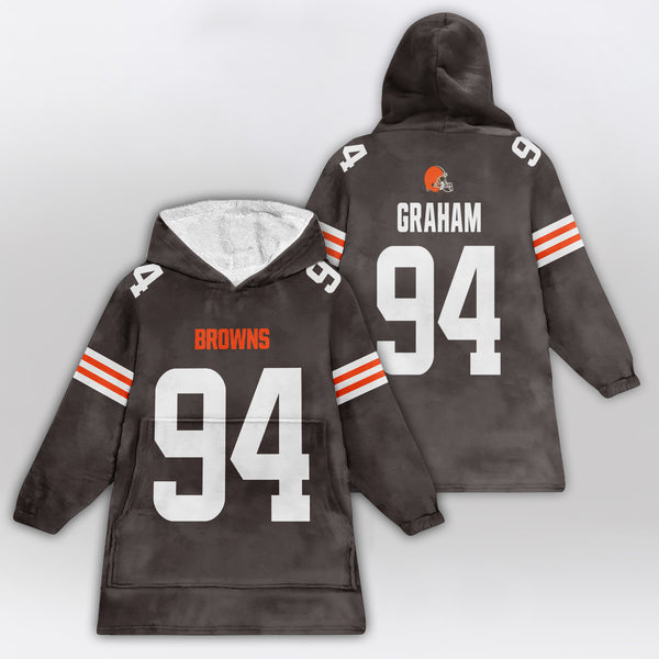 M.G 94 Cleveland Football Unisex Blanket Hoodie