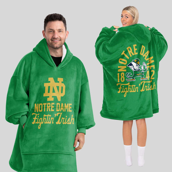 Adult Football Unisex Blanket Hoodie