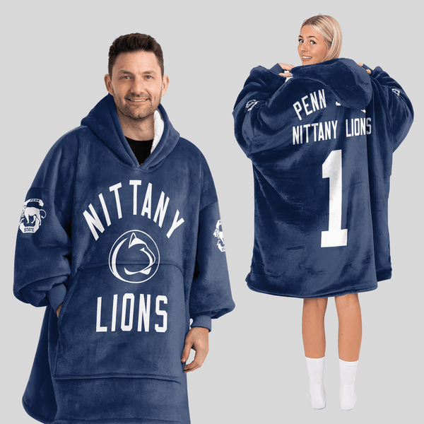 Adult 1 Penn State Football Unisex Blanket Hoodie