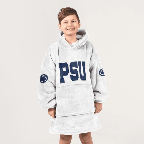Kid 1 Penn State Football Unisex Blanket Hoodie