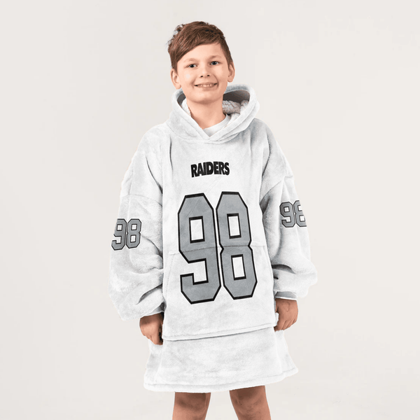 Kid M.C 98 Las Vegas Football Unisex Blanket Hoodie