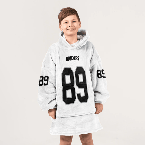 Kid B.B 89 Las Vegas Football Unisex Blanket Hoodie
