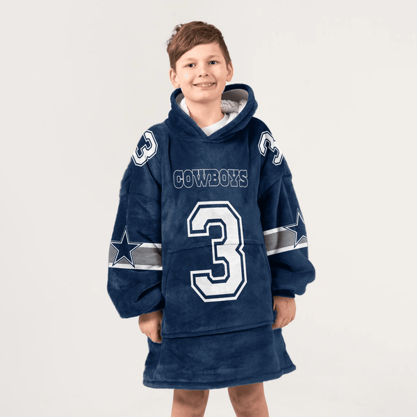 Kid G.P 3 Dallas Football Unisex Blanket Hoodie