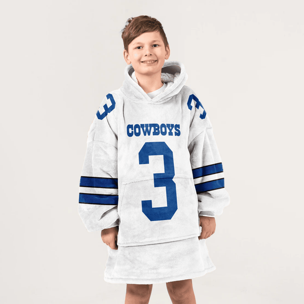 Kid G.P 3 Dallas Football Unisex Blanket Hoodie