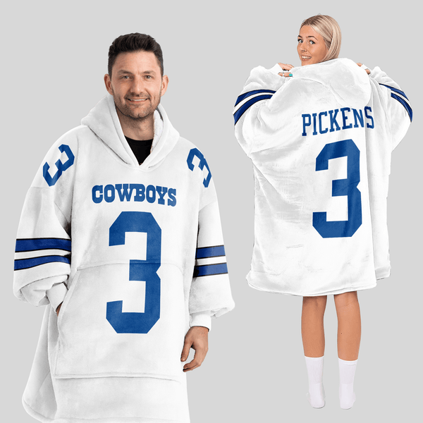 Adult G.P 3 Dalllas Football Unisex Blanket Hoodie