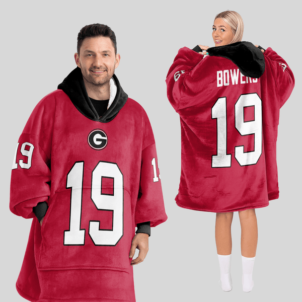 Adult B.B 19 Football Unisex Blanket Hoodie