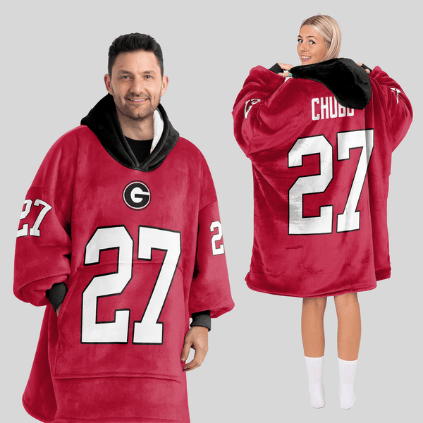 Adult N.C 27 Football Unisex Blanket Hoodie