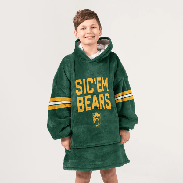 Kid #1 Baylor Football Unisex Blanket Hoodie
