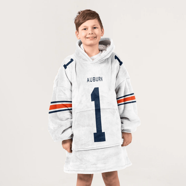 Kid #1 Auburn Football Unisex Blanket Hoodie