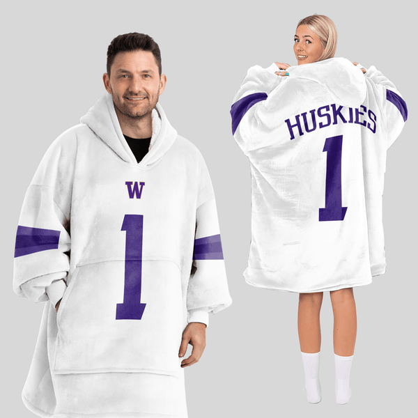 Adult 1 Washington Football Unisex Blanket Hoodie