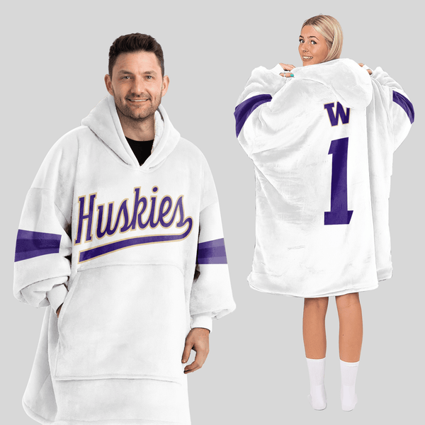 Adult 1 Washington Football Unisex Blanket Hoodie