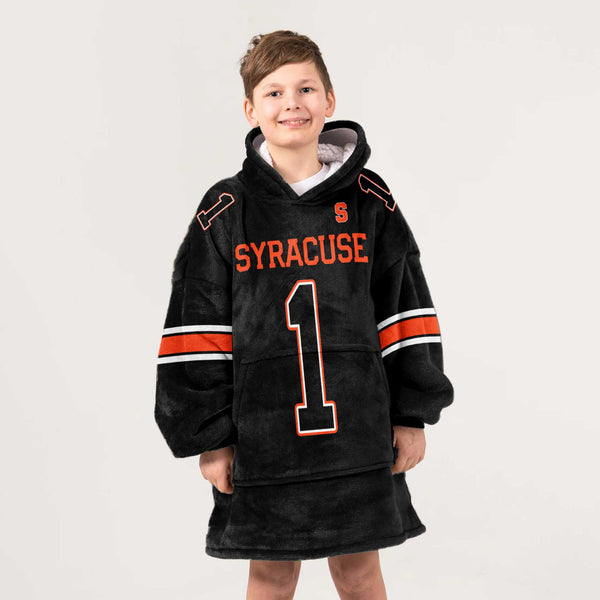 Kid #1 Syracuse Football Unisex Blanket Hoodie