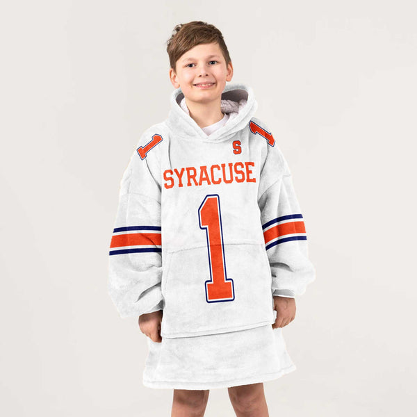 Kid #1 Syracuse Football Unisex Blanket Hoodie
