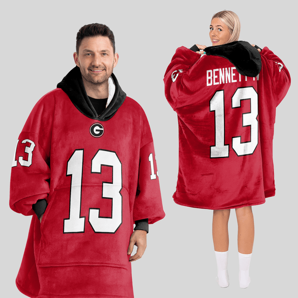 Adult S.B 13 Football Unisex Blanket Hoodie