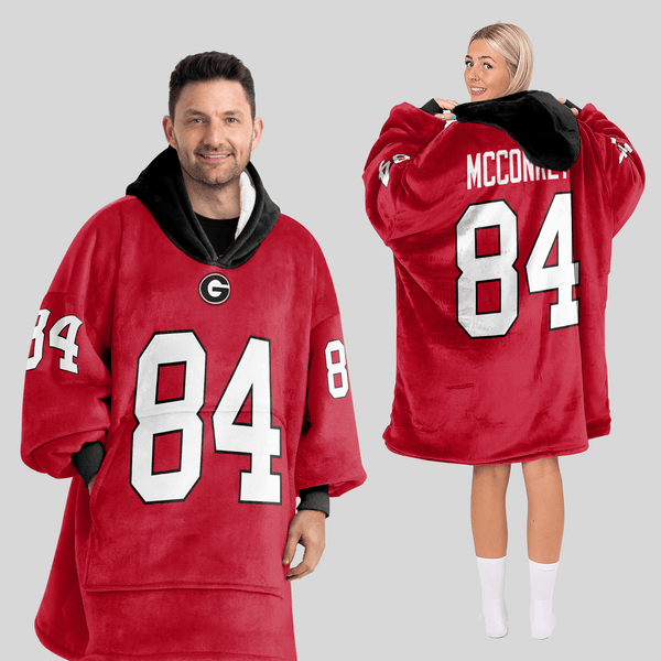 Adult L.M 84 Football Unisex Blanket Hoodie