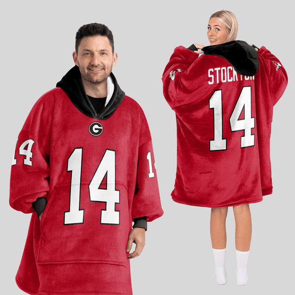 Adult G.S 14 Football Unisex Blanket Hoodie